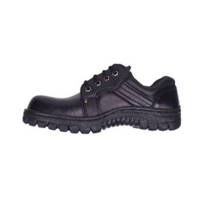 PROSIRY SAFE รองเท้าหนังแท้ หุ้มส้น พื้น PVC รุ่น M005 สีดำ